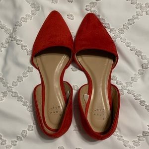 Pointy Red Women’s Flats